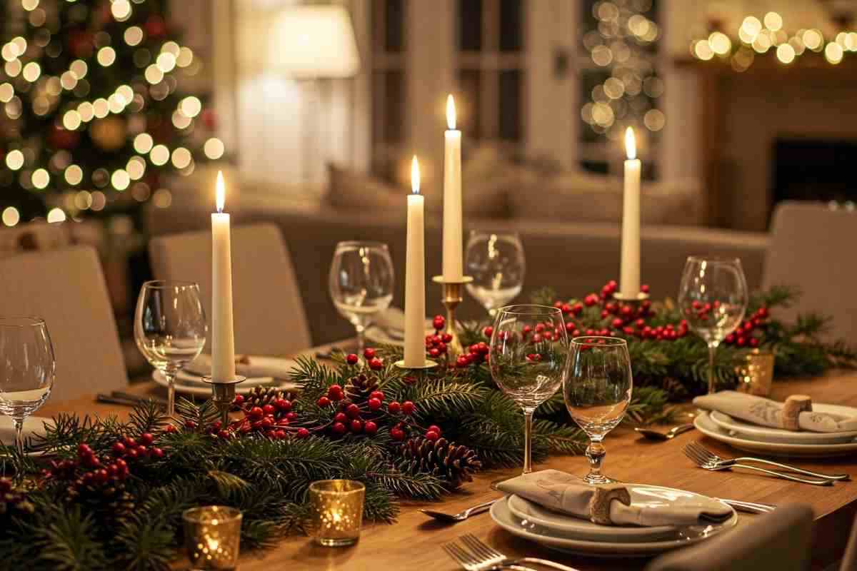 A Natale non mettere la solita tovaglia rossa: così stupisci tutta la famiglia con eleganza